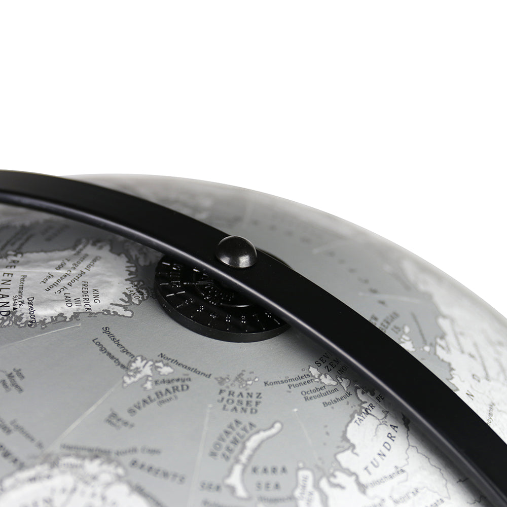 Willston 16″ Gray Raised Relief Floor Designer Series – Replogle Globes