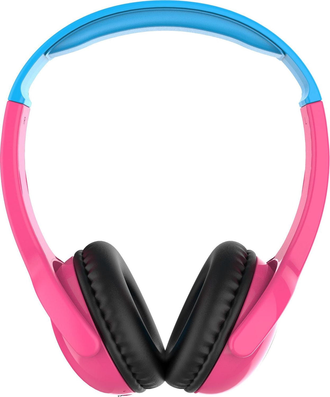 Wicked Audio Tricky Tike Candy Pink headphones, front view