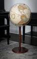 Commander II 16″ Antique Raised Relief Floor – Replogle Globes