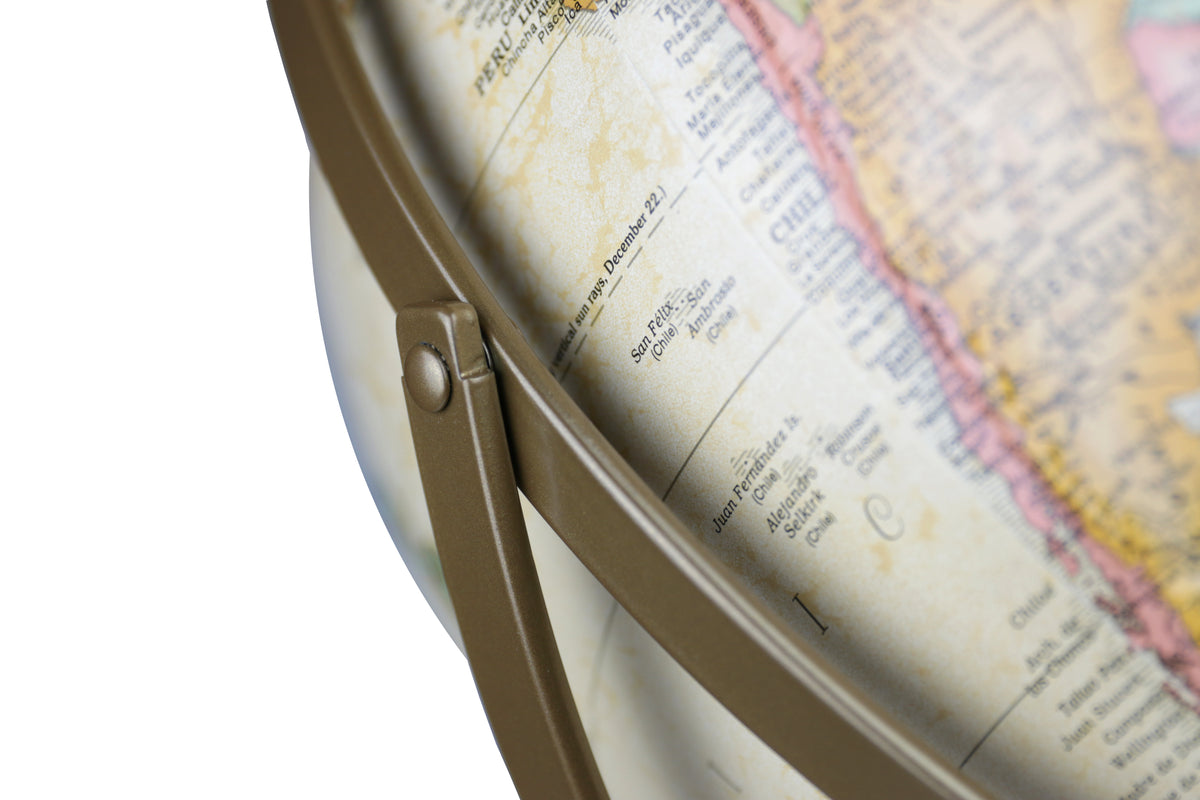 Commander II 16″ Antique Ocean Floor Globe (French) – Replogle Globes