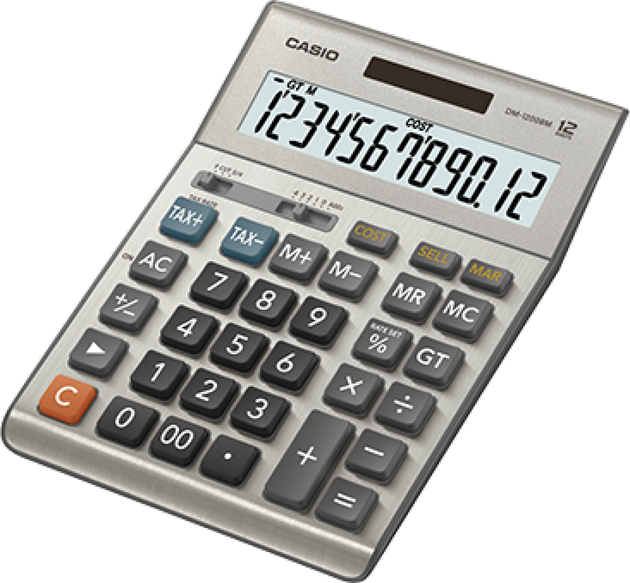 Casio DM-1200BM Desk Calculator