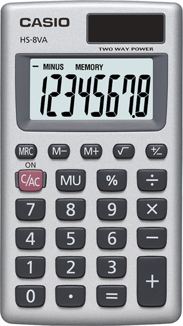 Casio HS-8VA Compact Calculator