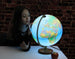 Livingston 12″ Blue Illuminated Raised Relief Desk – Replogle Globes