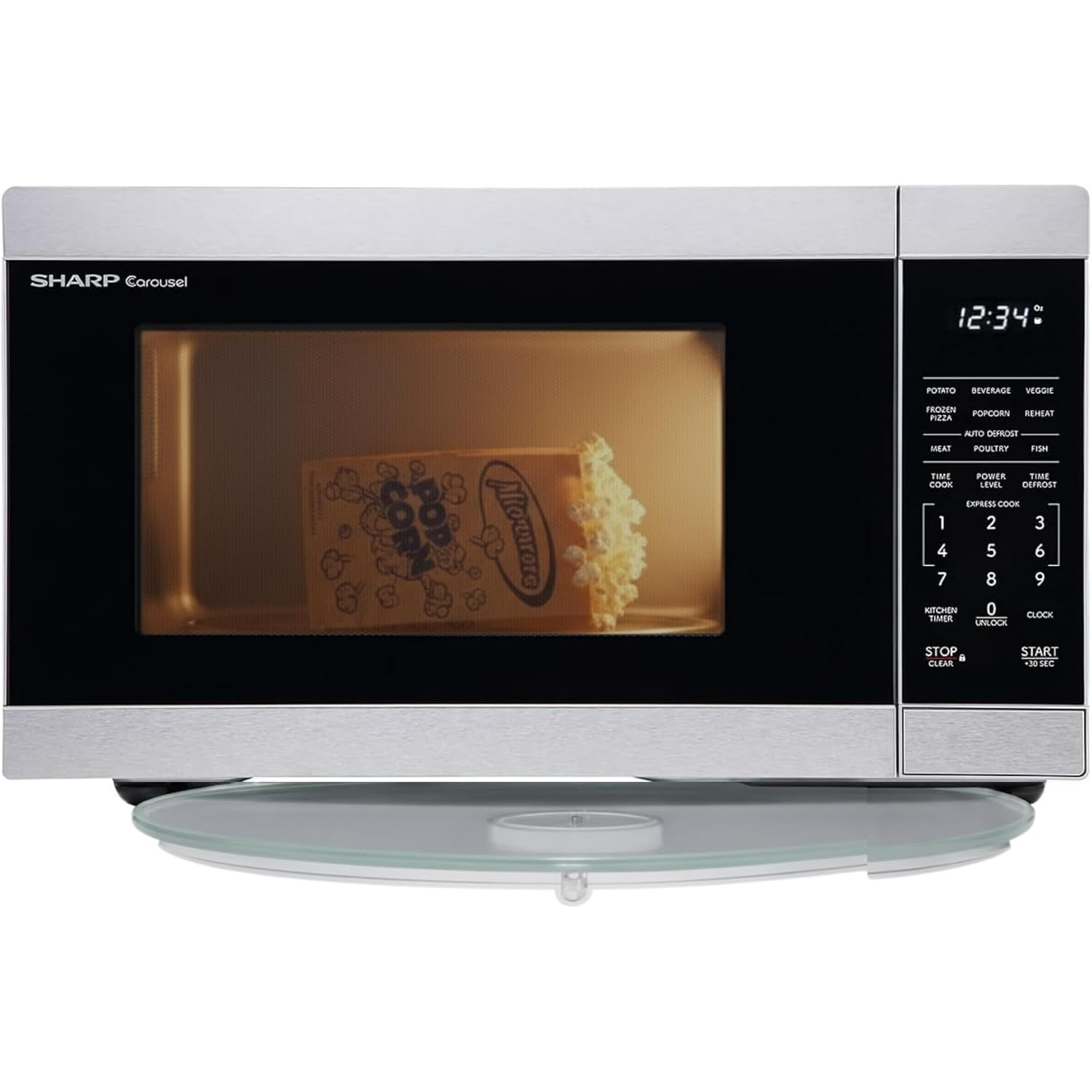 SMC1162KSC Carousel Countertop Microwave Oven - 1.1 cu. ft. 900W